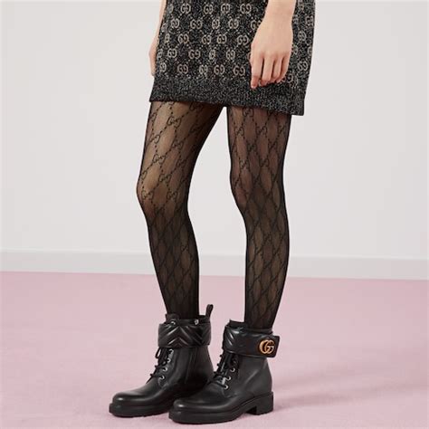 gucci schwarze strumpfhose|Gucci lace tights.